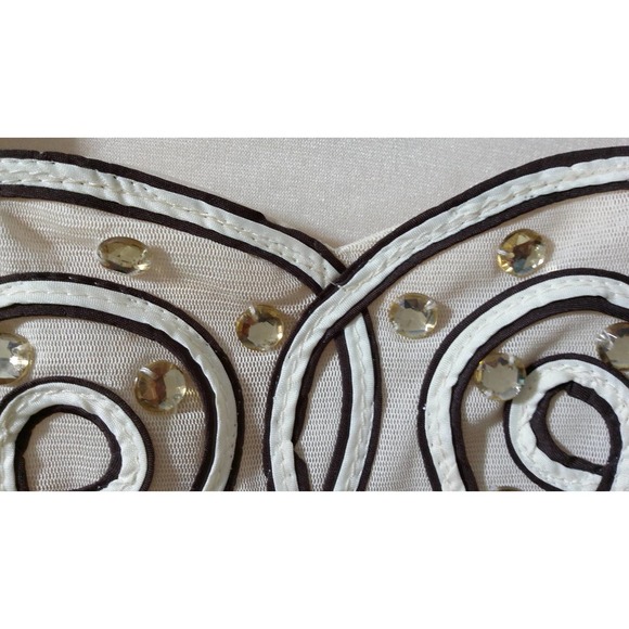 Anna-Kaci Cocktail Evening Dress Small Sequins - Picture 6 of 7